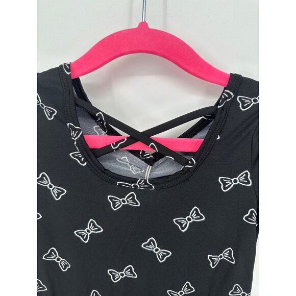 Dotdotsmile Girls Dress Size 12/24 Months Black with White Bows New With Tags - Picture 4 of 6